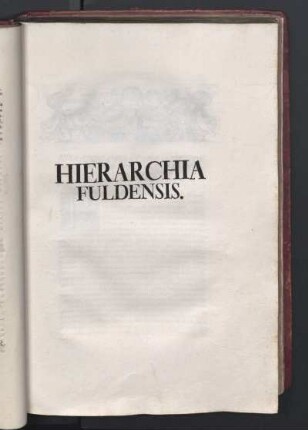 Hierarchia Fuldensis.