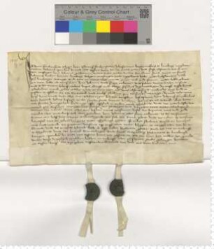 Hausrentebrief. "in der scroder strate"; Besiegler Hinr. Gronenhagen und Hans Witzendorpp.