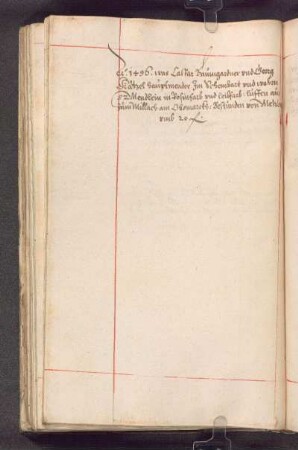 Anno 1496 …