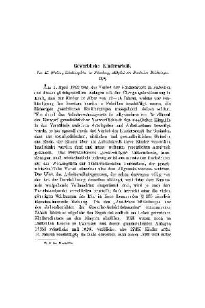 Gewerbliche Kinderarbeit