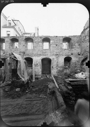 Pirna, Klosterhof 2. Marienkapelle (Ruine, 1451-1475). Teilansicht
