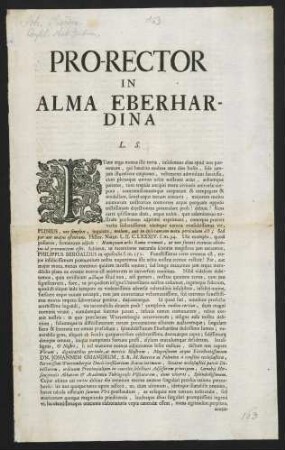 Pro-Rector In Alma Eberhardina L. S.
