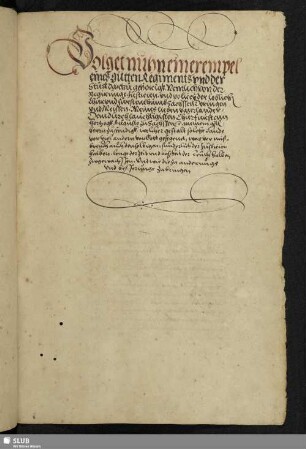 [Eingang von dem Zweck und Vorhaben dieser Schrift]