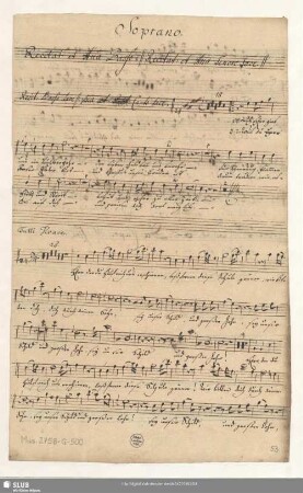 Soprano. [Ripieno]