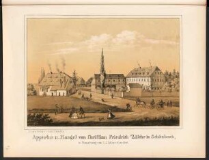 Appretur u. Mangel von Christian Friedrich Zische in Schönbach, in Benutzung von L. G. Jähne daselbst