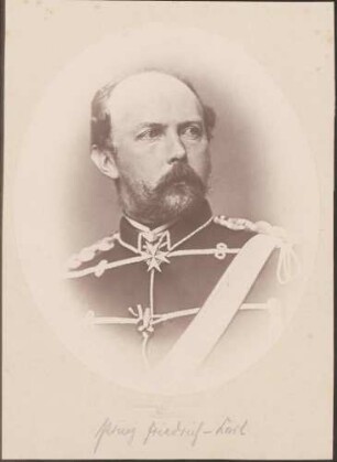 Prinz Friedrich Karl, Cousin Wilhelms II., Brustporträt.