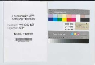 Entnazifizierung Friedrich Noelle, geb. 02.03.1895 (Amtsgerichtsrat)