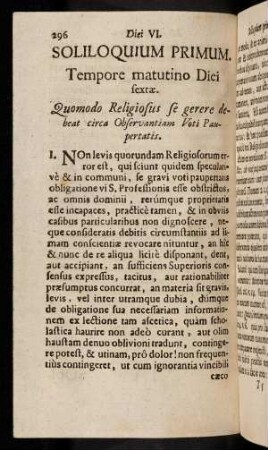 296-315, Soliloquium Primum