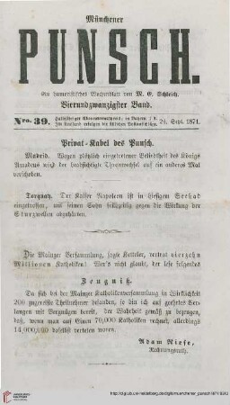 Nro. 39 (24. September 1871)
