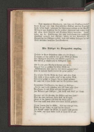 Wie Rüdiger die Burgunden empfing.