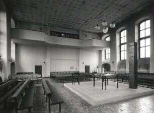 Dresden-Friedrichstadt. Matthäuskirche (1728-1730; M. D. Pöppelmann). Inneres nach Nordwest zur Empore