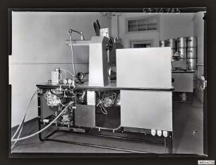 Warmspritzstand, Rückseite, Foto 1967