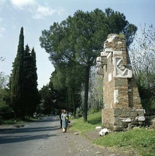 Rom. Grab an der Via Appia Antica