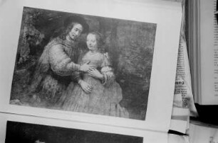 Reproduktion von Gemälden von Rembrandt : Bildnis eines Ehepaars