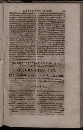 De Conclusione In Causa Et Inrotulatione Actorum.