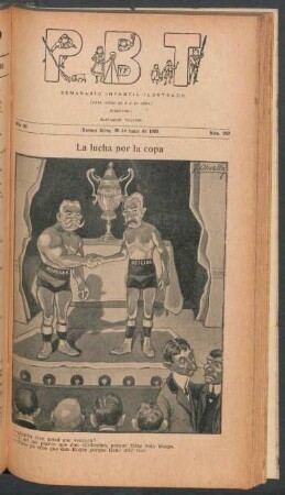 La lucha por la copa - [Caricatura]