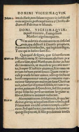 Domi. Vigesimaquinta post trinitatis ...