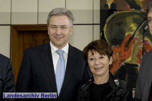 Lala Süsskind (Vorsitzende der Jüdischen Gemeinde zu Berlin); Berliner Rathaus (Mitte)