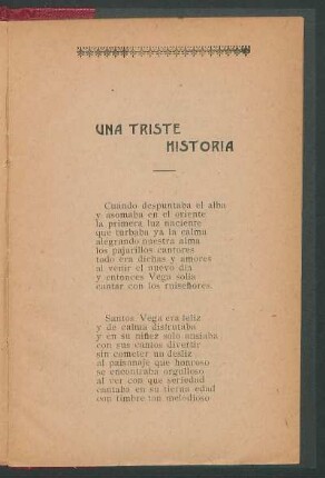 Una triste historia
