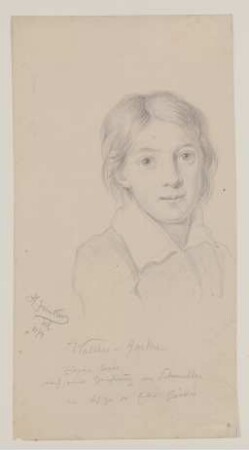 Walther Wolfgang von Goethe als Kind