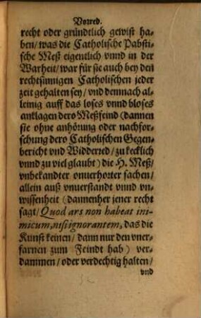 Biblische Instruction Von der Catholischer Bapstischer Meß : Mit einem ordentlichem Generalzeiger ...