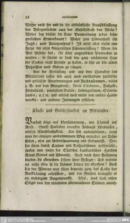 [III.] Künste und Gelehrsamkeit im Mittelalter