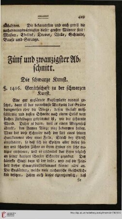 Fünf und zwanzigster Abschnitt
