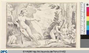 Diana entdeckt die Schwangerschaft der Callisto