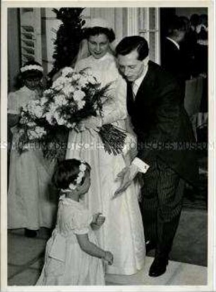 Hochzeit von Lotte Adenauer mit Heribert Multhaupt