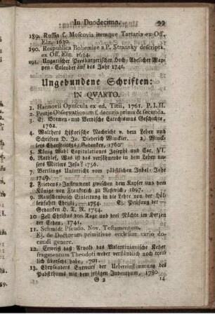 Ungebundene Schriften