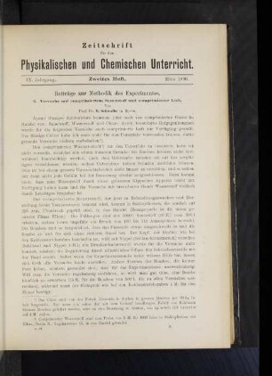 Zweites Heft. März 1896.