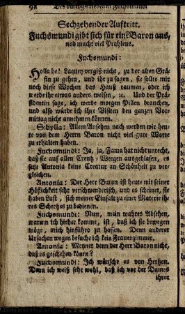 Sechszehender Auftritt. - XX. Auftritt.