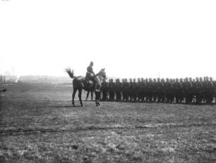 Bautzen. Formation der Königlich-Sächsischen Armee auf dem Exerzierplatz
