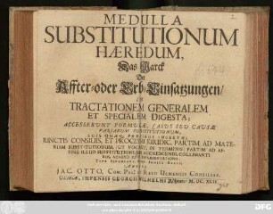 Medulla Substitutionum Haeredum