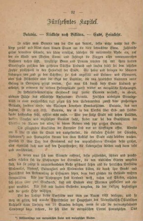 Fünfzehntes Kapitel. Batavia. - Rückkehr nach Billiton. - Ende, Heimkehr
