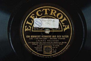 Ein Schwert verhiess mir der Vater : I. Akt ("Die Walküre") / (Richard Wagner)