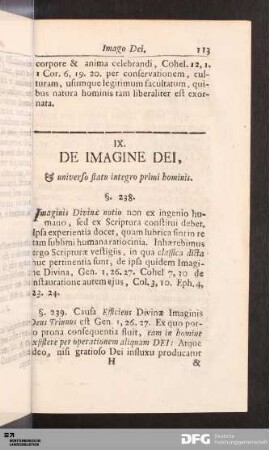 De Imagine Dei