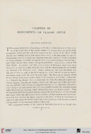 Chapter III. Monuments of classic style