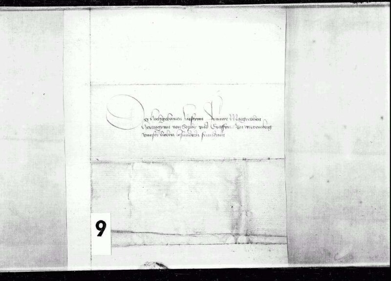 Briefwechsel der Gräfin. Darunter: Graf Ludwig 1449; Erzherzogin Mechthild 1468-79; Gräfin Barbara 1478; mit Baden 1461, 1472; Burgund 1454, 1462; Frankreich 1461; Herzog von Mailand 1473; Pfalz-Bayern 1455-78; Fürstin Jolante von Piemont 1475, 1460; Haus Savoyen 1453-74; Kloster Binsdorf 1470, 1471; Peter von Hagenbach, undat.; Schultheiß von Luzern Heinrich von Humwil 1469-72; Francois Malet 1456-65; Amtmann zu Möckmühl 1456-62; Schultheiß zu Backnang 1468-78; Dr. Heinrich Steinhöwel 1474; Graf Johann von Werdenberg 1467; Propst Ulrich Wirtemberger zu Stuttgart 1473; Komthur zu Ysenheim 1456, 1458.