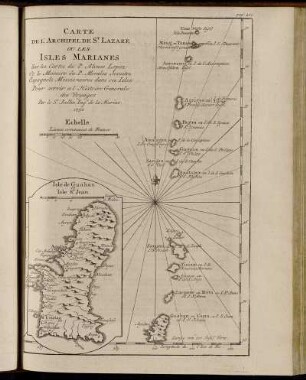 Carte de L´Archipel de St. Lazare ou Les Isles Marianes[...]