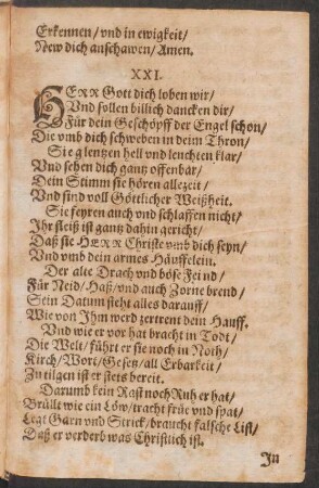 Herr Gott dich loben wir/ || Vnd sollen billich dancken dir/ ||