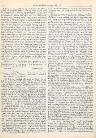 195-197 [Rezension] Bekenntnis zur Kirche