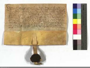 Der D.O. zu Marburg präsentiert den Johannes v. Fleckenbühl gen. Bürgeln für die Pfarrei Klein Seelheim.