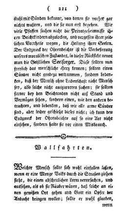 Wallfahrten
