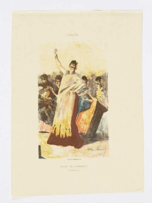 Baile de Flamenco (Séville), aus: "L’Artiste", Paris 1893