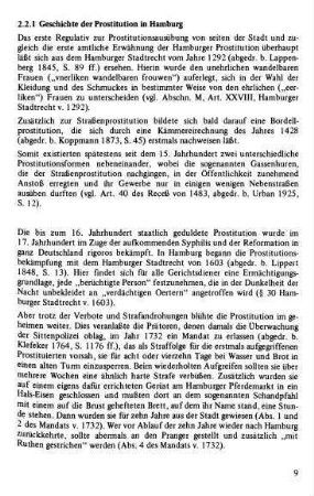 2.2.1 Geschichter der Prostitution in Hamburg