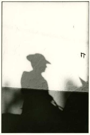 Menorca. Schattenbild eines Reiters