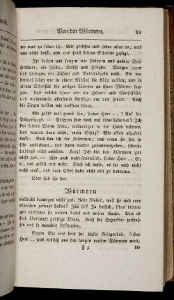 Würmern. - Polypen.