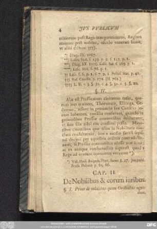 Cap. II. De Nobilibus & eorum iuribus.