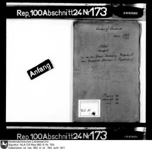 Die von dem Grafen Schmiesing-Kerssenbrock dem Domkapitel schuldigen 3 Kapitalien